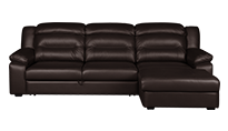 Денвер с канапе Grann Madras Dark Brown Covers
