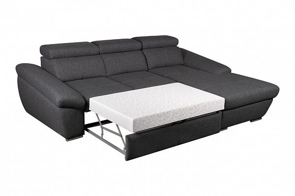 Диван Капри с канапе 260 Gunnared Dark Grey