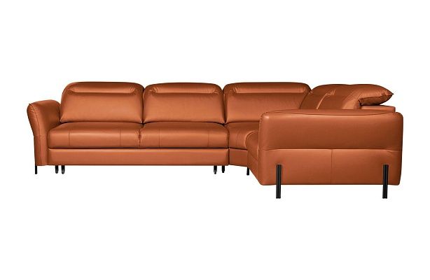 Диван Мишель с тумбой Стандарт 85/21 Grann Madras Golden Brown опоры двойные металл Covers