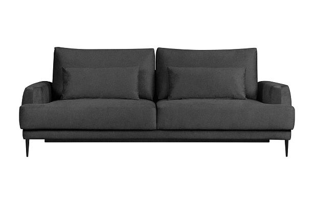 Диван Грей 3р стандарт 97 Gunnared Dark Green (опоры черный металл)