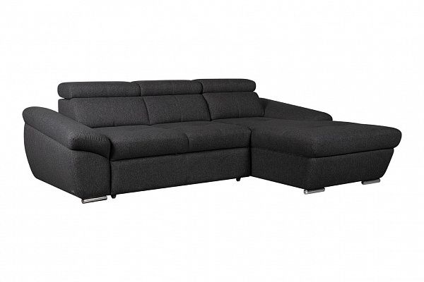 Диван Капри с канапе 260 Gunnared Dark Grey