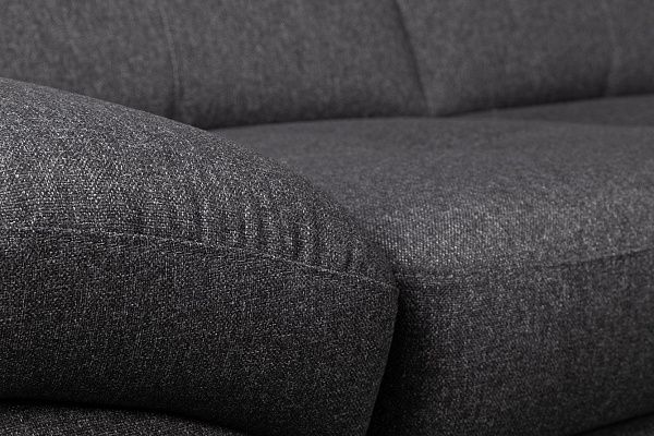 Диван Капри с канапе 260 Gunnared Dark Grey