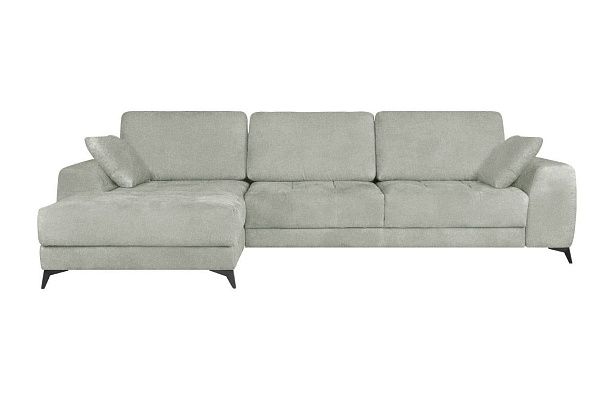 Диван Монако с канапе 85/29 (опоры металл) Gunnared light green